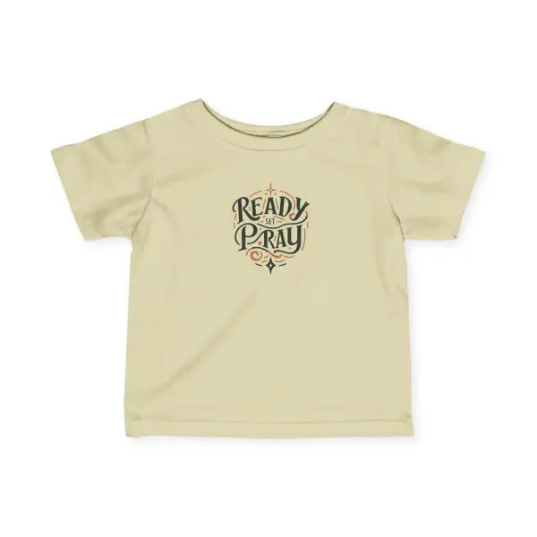Infant Fine Jersey Tee READY SET PRAY TM - Image 5