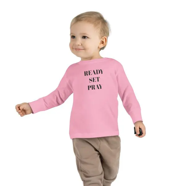 READY SET PRAY Toddler Long Sleeve Tee TM - Image 11