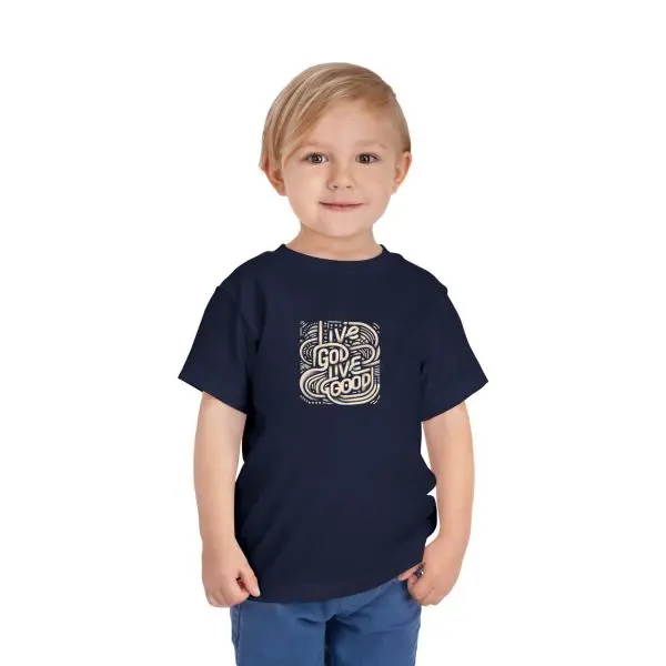 Toddler Short Sleeve Tee LIVE GOD LIVE GOOD TM - Image 20