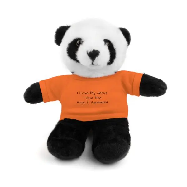 A Stuffed Animal with Tee I Love My Jesus I Give Him Hugs & Squeezes TM - Image 52