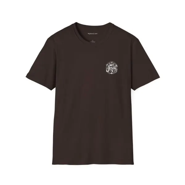 My Jesus 2 w/ Picture On Back Unisex Softstyle T-Shirt TM - Image 5