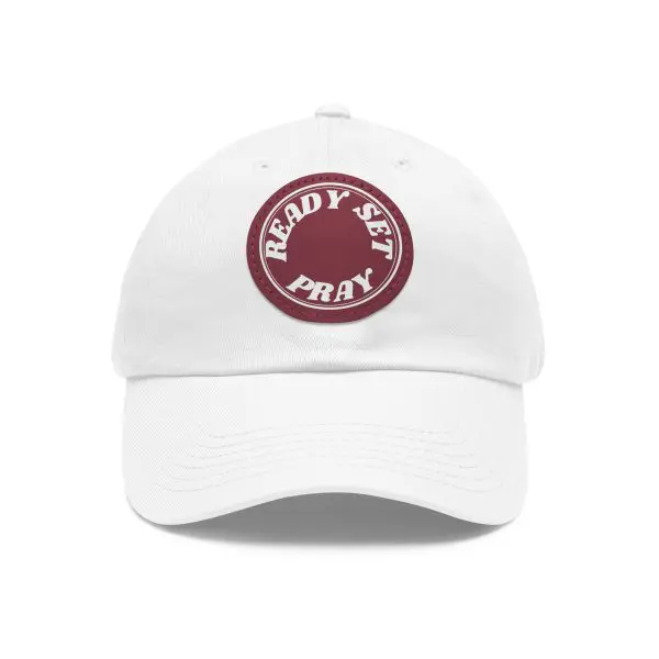 Hat with Leather Patch (Round) READY SET PRAY TM - Image 10
