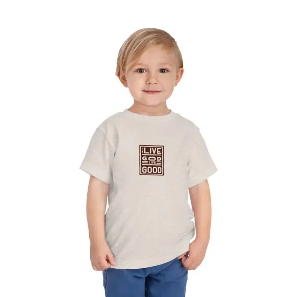 Toddler Short Sleeve Tee LIVE GOD LIVE GOOD TM - Image 11