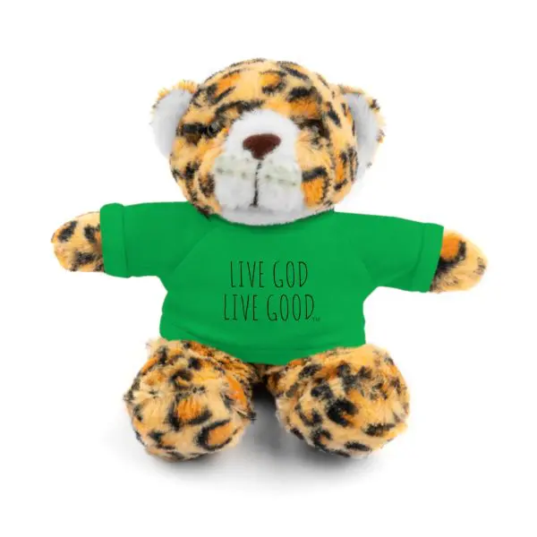 A Stuffed Animal with Tee LIVE GOD LIVE GOOD TM - Image 97