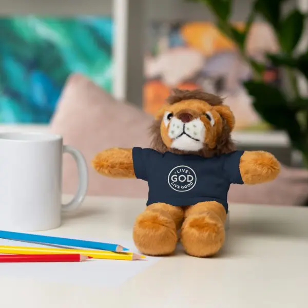 A Stuffed Animal with Tee LIVE GOD LIVE GOOD TM - Image 56