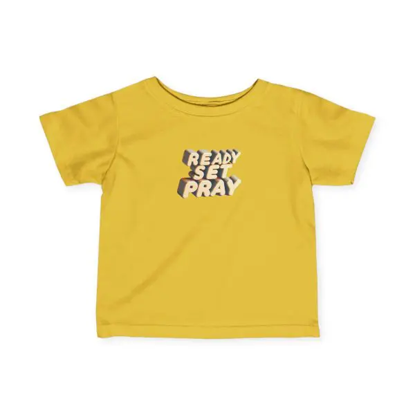 Infant Fine Jersey Tee READY SET PRAY TM - Image 22
