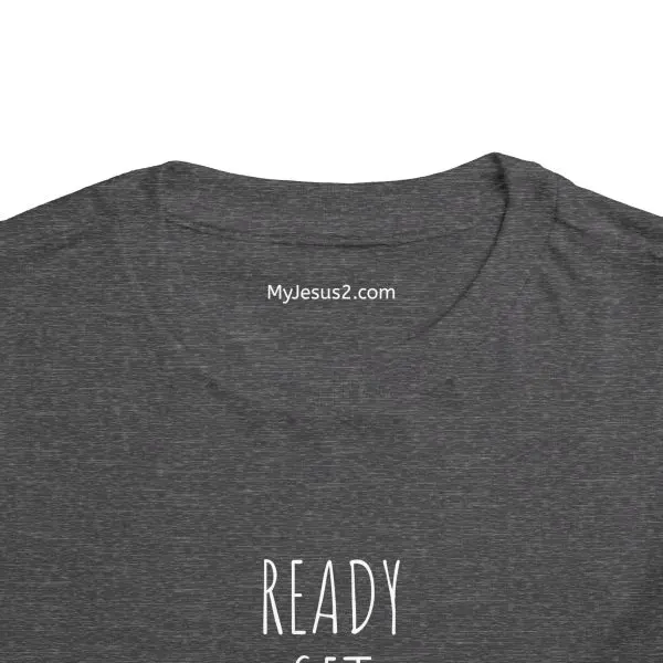 READY SET PRAY Toddler Short Sleeve Tee White Letters TM - Image 17