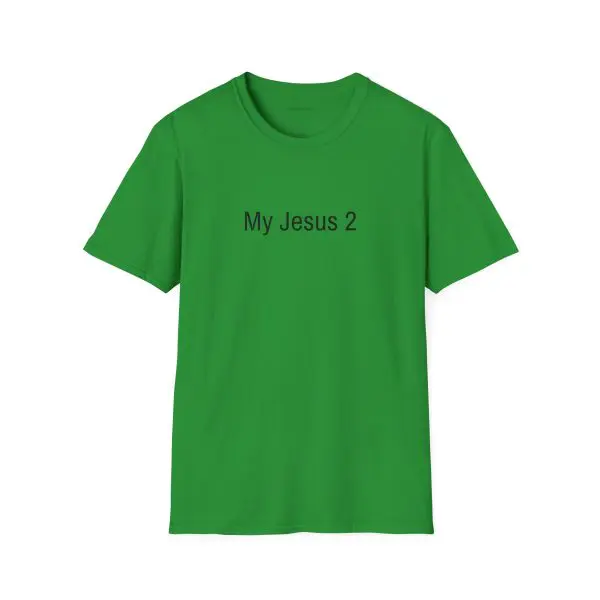 My Jesus 2 Unisex Softstyle T-Shirt Black Letters TM - Image 5