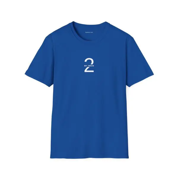 My Jesus 2 Front & Back Logo Unisex Softstyle T-Shirt TM - Image 9