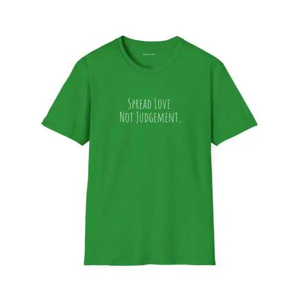 Spread Love Not Judgement Unisex Softstyle T-Shirt TM - Image 5