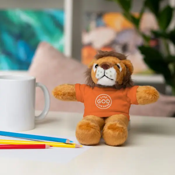 A Stuffed Animal with Tee LIVE GOD LIVE GOOD TM - Image 68