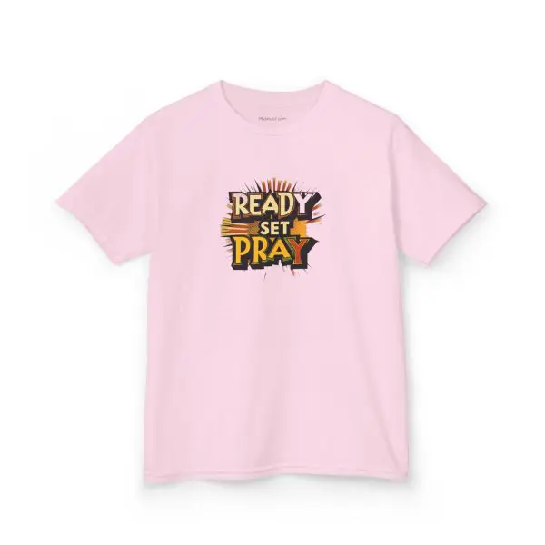 READY SET PRAY Kids Heavy Cotton Tee TM - Image 6