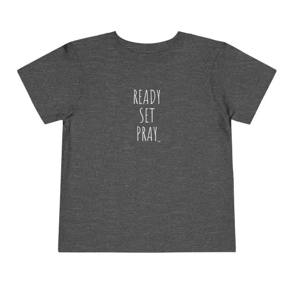 READY SET PRAY Toddler Short Sleeve Tee White Letters TM - Image 15