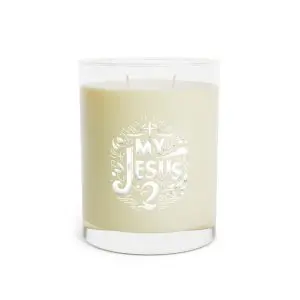Scented Candle - Full Glass, 11oz My Jesus 2 TM