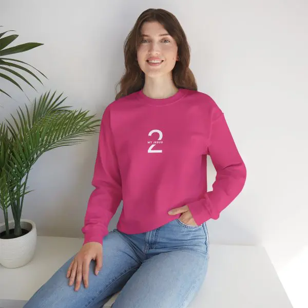 Unisex Heavy Blend Crewneck Sweatshirt My Jesus 2 TM - Image 36