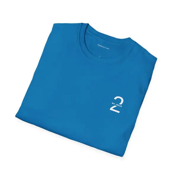 My Jesus 2 Logo Unisex Softstyle T-Shirt White Letters TM - Image 14
