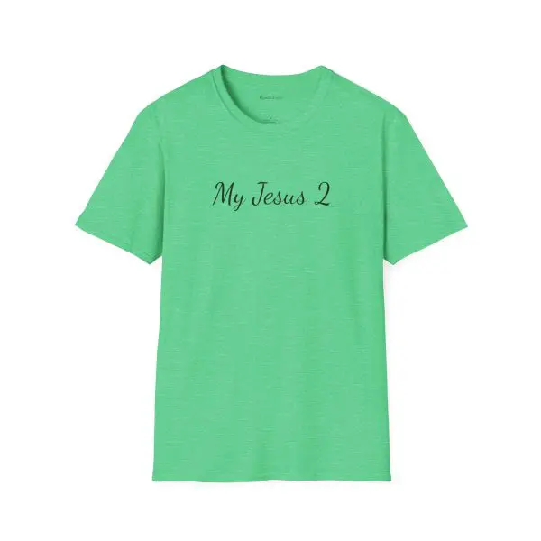 My Jesus 2 Unisex Softstyle T-Shirt Black Letters TM - Image 9
