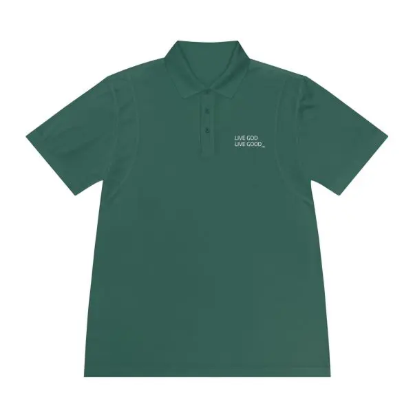 LIVE GOD LIVE GOOD Men's Sport Polo Shirt TM - Image 7