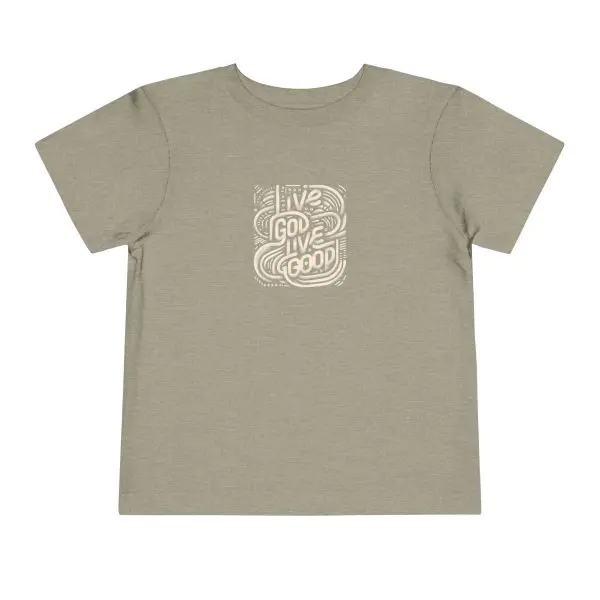 Toddler Short Sleeve Tee LIVE GOD LIVE GOOD TM - Image 10