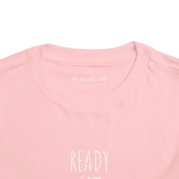 READY SET PRAY Toddler Short Sleeve Tee White Letters TM - Image 20
