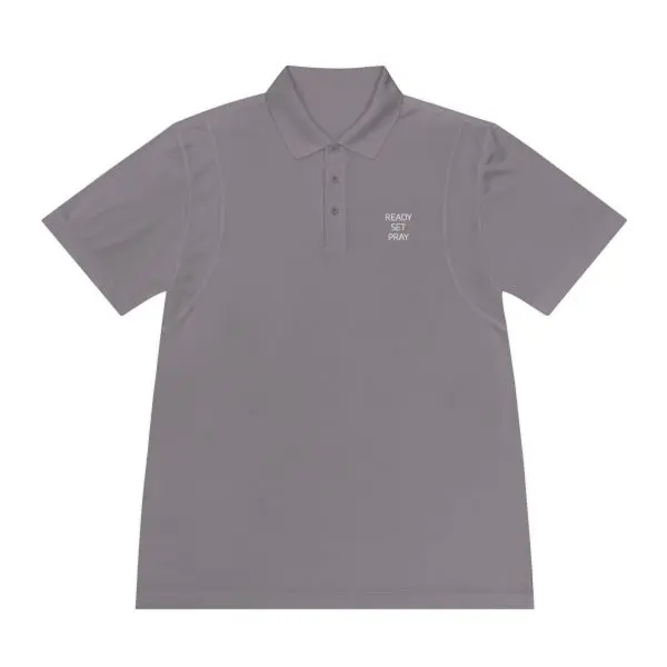 READY SET PRAY Men's Sport Polo Shirt TM - Image 10