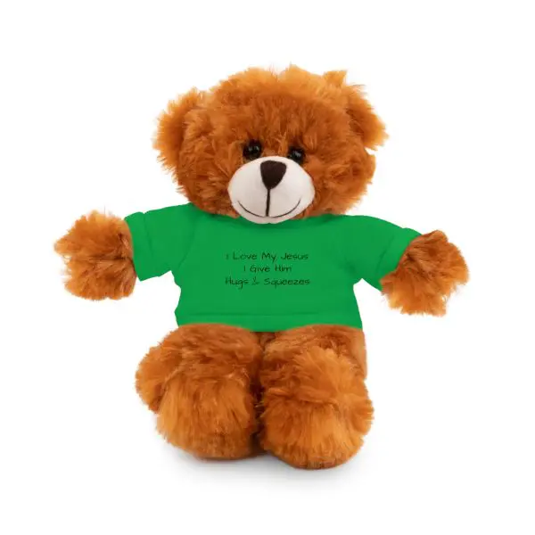 A Stuffed Animal with Tee I Love My Jesus I Give Him Hugs & Squeezes TM - Image 91