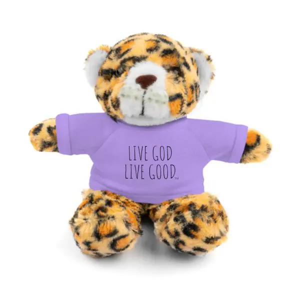 A Stuffed Animal with Tee LIVE GOD LIVE GOOD TM - Image 10