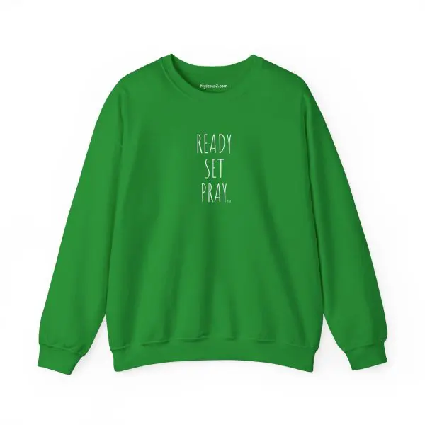 Unisex Heavy Blend Crewneck Sweatshirt READY SET PRAY TM - Image 6