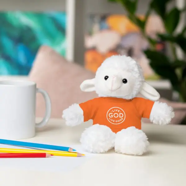 A Stuffed Animal with Tee LIVE GOD LIVE GOOD TM - Image 72