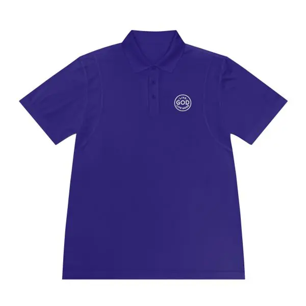 LIVE GOD LIVE GOOD Men's Sport Polo Shirt TM - Image 13