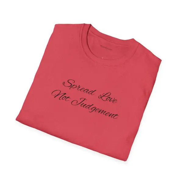 Spread Love Not Judgement Unisex Softstyle T-Shirt TM - Image 20