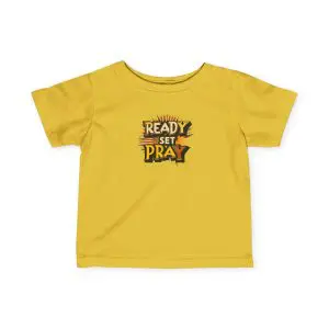 Infant Fine Jersey Tee READY SET PRAY TM