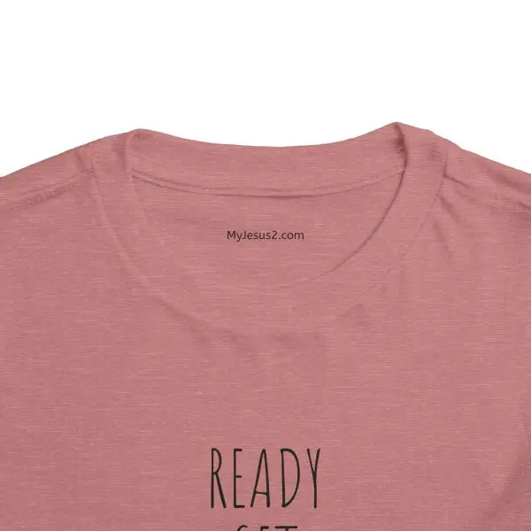 READY SET PRAY Toddler Short Sleeve Tee Black Letters TM - Image 15