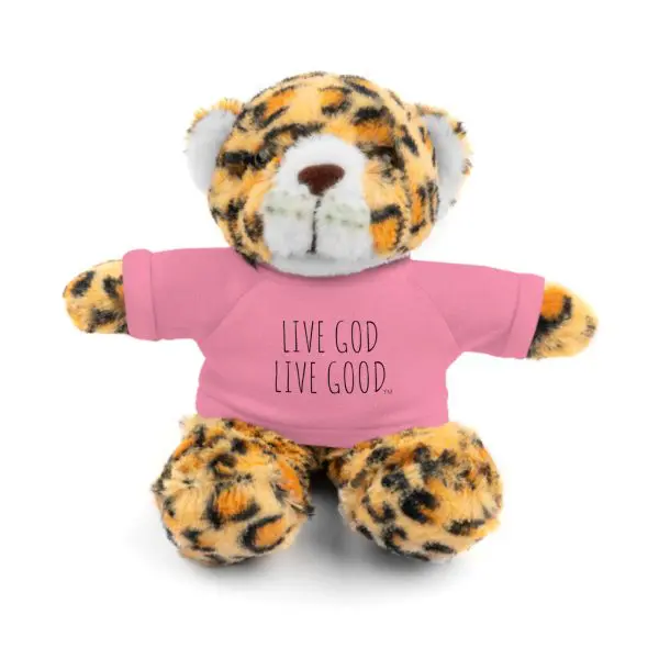 A Stuffed Animal with Tee LIVE GOD LIVE GOOD TM - Image 61