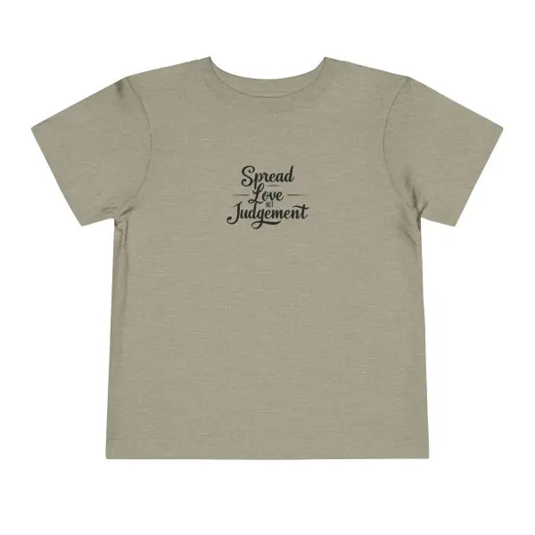 Toddler Short Sleeve Tee Spread Love Not Judgement TM - Image 7