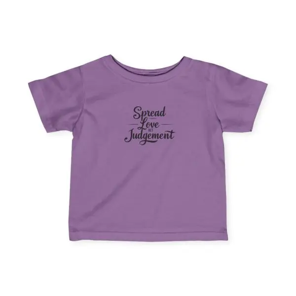 Infant Fine Jersey Tee Spread Love Not Judgement TM - Image 10