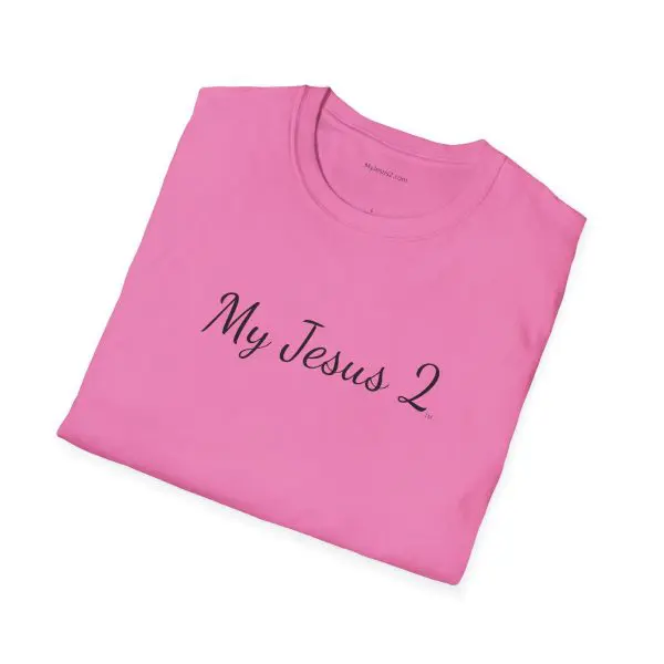 My Jesus 2 Unisex Softstyle T-Shirt Black Letters TM - Image 18