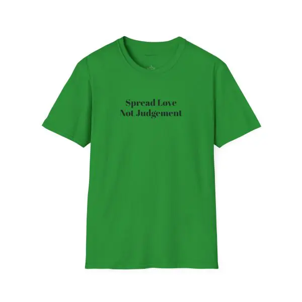 Spread Love Not Judgement Unisex Softstyle T-Shirt TM - Image 5