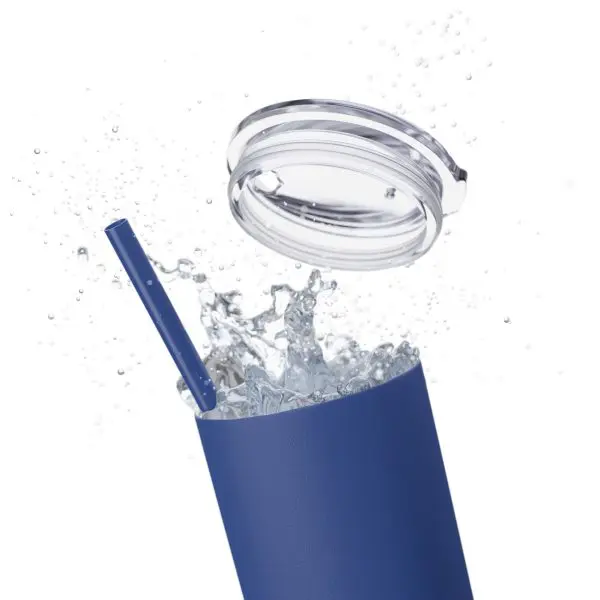 Cup Skinny Tumbler with Straw, 20oz My Jesus 2 TM - Image 30
