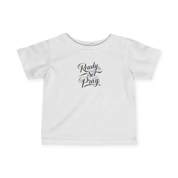 Infant Fine Jersey Tee READY SET PRAY TM - Image 5