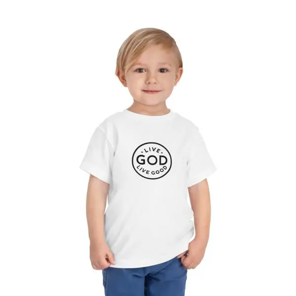 Toddler Short Sleeve Tee LIVE GOD LIVE GOOD TM - Image 2