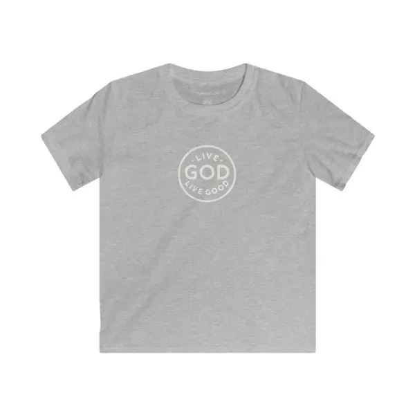 Kids Softstyle Tee LIVE GOD LIVE GOOD TM - Image 3
