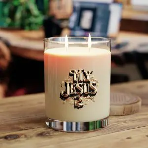 Scented Candle - Full Glass, 11oz My Jesus 2 TM