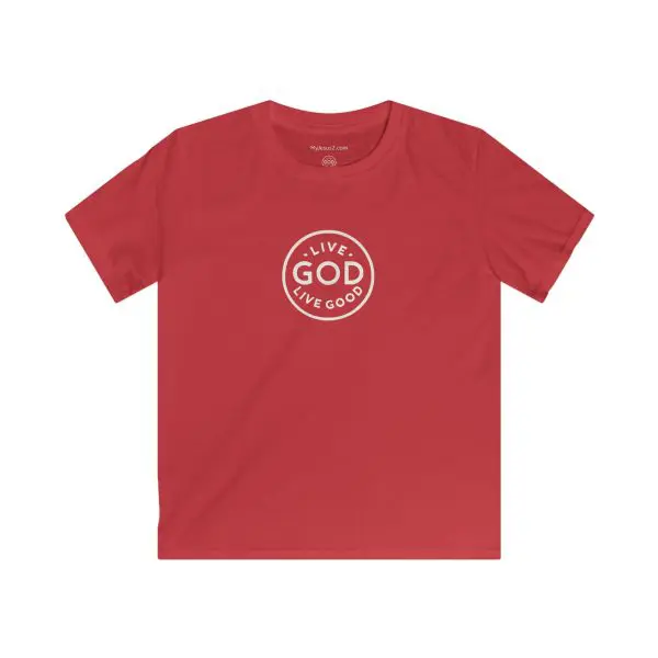 Kids Softstyle Tee LIVE GOD LIVE GOOD TM - Image 11