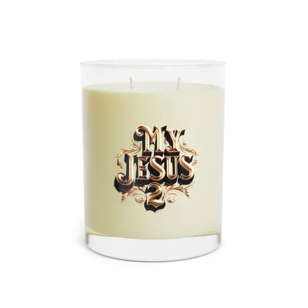 Scented Candle - Full Glass, 11oz My Jesus 2 TM - Image 7
