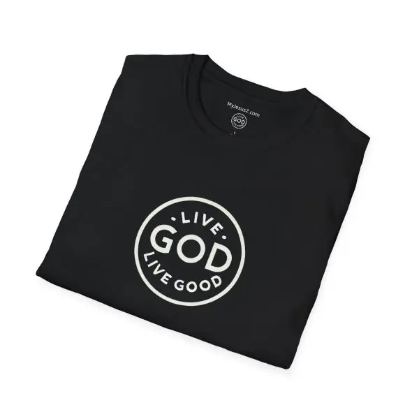 LIVE GOD LIVE GOOD Unisex Softstyle T-Shirt TM - Image 2