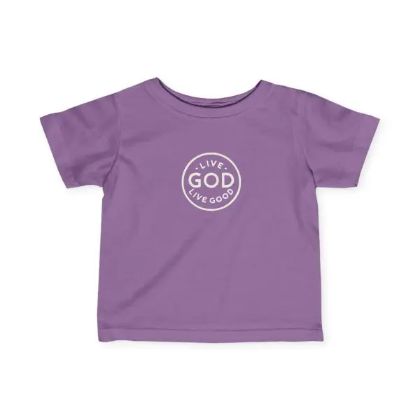 Infant Fine Jersey Tee LIVE GOD LIVE GOOD TM - Image 17