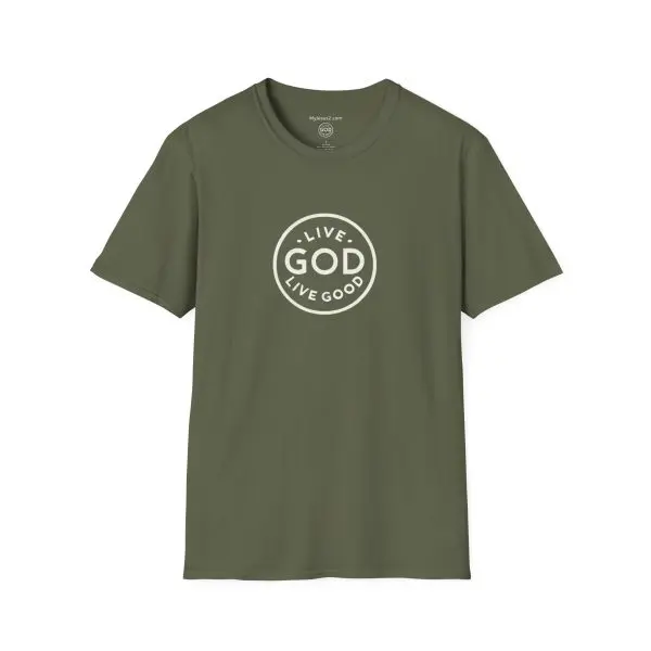 LIVE GOD LIVE GOOD Unisex Softstyle T-Shirt TM - Image 9