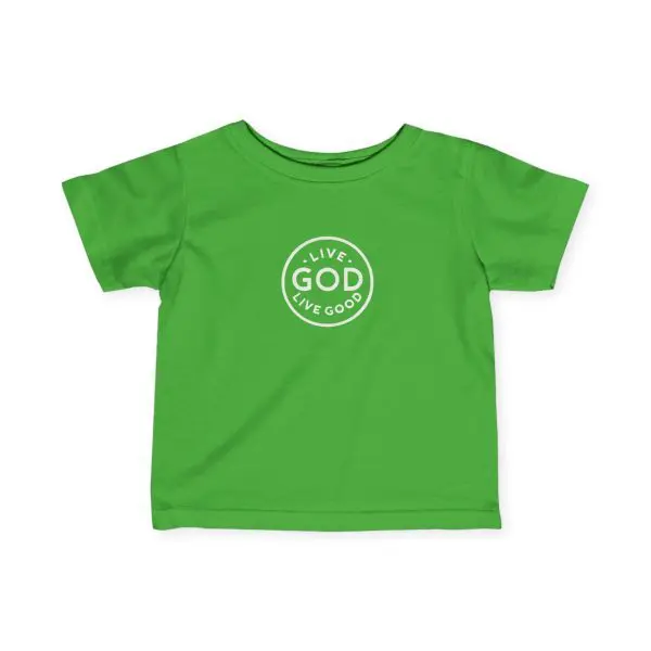 Infant Fine Jersey Tee LIVE GOD LIVE GOOD TM - Image 5