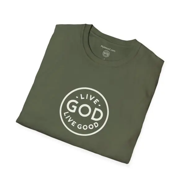 LIVE GOD LIVE GOOD Unisex Softstyle T-Shirt TM - Image 10